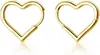 Nuevos Pendientes de Aro con Forma de Corazón Europeos y Americanos 2024 Pendientes de Amor de Moda Joyería para Orejas Casual Joyería Diaria para Fiesta para Mujeres