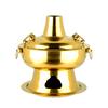 Directo de fábrica grueso acero inoxidable madera carbón fuego caldera olla caliente tradicional olla salvaje campo olla caliente carbón olla caliente