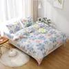 Juego de funda de edredón dormitorio de estudiante persona funda de edredón cama doble imitación algodón todas las estaciones universal