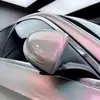 Película de Cambio de Color para Espejo Retrovisor de Coche Negro Brillante Negro Piano Blanco Cristal Plata Electro-Óptico Plata Metálico Fibra de Carbono Envoltura para Espejo Retrovisor