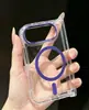 Adequado para Capa de Celular Magnética Duo para iPhone com Dobradiça Acrílica Duas em Uma 90% de Desconto Empilhável Apple Iphone18