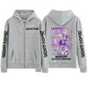 Sudadera con capucha y cremallera de Anime K-Pop Cazadores de Demonios Pullover Harajuku