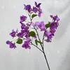 Flor artificial de buganvilla boda decoración del hogar tienda de flores artificiales arreglo de flores para escaparate adornos sala de estar decoración de mueble de TV