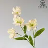 Flores Artificiales Fénix de Fuego Arreglo Floral de Piso para Bodas Ramo para el Hogar Adornos de Alta Gama Arte Floral Fotográfico Flores de Seda