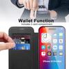 Funda Magnética Transparente Estilo Yadun Xiaoxiangfeng Electroplateada para iPhone 16, Funda de Cuero Tipo Flip Cover para Apple 18Promax