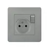 Comercio exterior 86 panel de enchufe de pared estándar europeo Europeo estándar europeo Alemán 16A regulación estándar alemán enchufe USB