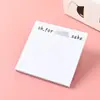Livro de Adesivos Reutilizáveis Transparente Marcadores de Página Desenhos Animados Personalizados Adesivos Adesivos Grudentos Rasgáveis Notas Memo Mensagem Adesivos