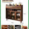 Nuevo aparador estrecho de 20 cm, mueble de almacenamiento integrado para montar en la pared, mueble para té, mueble de almacenamiento para comedor y cocina