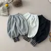 [Forro Polar y Engrosamiento] Pantalones Deportivos Estilo Coreano para Niños y Niñas en Otoño e Invierno, Modelo Nuevo con Puños, Modernos y a la Moda