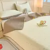 Conjunto de Capa de Cama de Algodão Lavado Modelo Novo 2026, Conjunto de Três Peças Acolchoado Tatami de Grau A para Maternidade e Bebê, Adequado para Todas as Estações