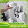 Yilu Personalizado Metal Criativo Simples Porta-Escova de Dentes Ventosa Parede Banheiro Parede do Vaso Sanitário Rack de Armazenamento para Banheiro