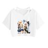 AliExpress Fairy Tail Fairy Tail Nats Animation Base periférica para mujer, manga corta con ombligo
