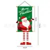 Banner de Natal novo transfronteiriço, fundo de decoração de festa, tecido pendurado estampado, adereços de festa, atacado
