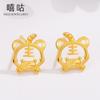 Xigu E1280 Aretes de Plata S925 Cabeza de Tigre zodiaco Tigre pequeño lindo cabeza de tigre aretes moda nacional