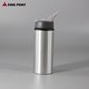 Recubrimiento blanco de transferencia térmica 600ml boca de águila tetera de aluminio tetera para deportes al aire libre se puede imprimir logo imagen tetera de aluminio portátil