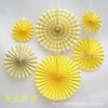 Atacado flor de leque de papel 6 peças terno decoração de casamento festa de casamento flor de papel leque layout de aniversário leque dobrável suprimentos festivos
