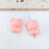 Macaron Oso Estéreo Cuentas Cuentas Pulsera DIY Cadena para Teléfono Collar Llavero Accesorios de Joyería Acrílica