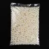 Material DIY artesanal acessórios de contas soltas pérola de imitação ABS contas soltas Jin inteiras contas redondas de furo duplo 4-20mm