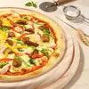 Aimanyuwu Oferta Especial 9,99 Prato de Madeira para Pizza 9 polegadas Prato Redondo para Pão Bandeja com Alça para Uso Doméstico Prato de Pizza