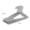 Cabides de aço inoxidável, design sem costura, para uso doméstico, adequados para varandas, com hastes espessadas para pendurar e secar roupas