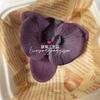Flor artificial Phalaenopsis flor 3D de película cabeza de flor estilo ramillete regalo de mano LV Fu regalo DIY caja de regalo decoración de boda