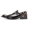 Zapatos Casuales de Lujo para Hombre Estilo Británico Populares de Amazon, Slip-On de Cuero de Moda -25725