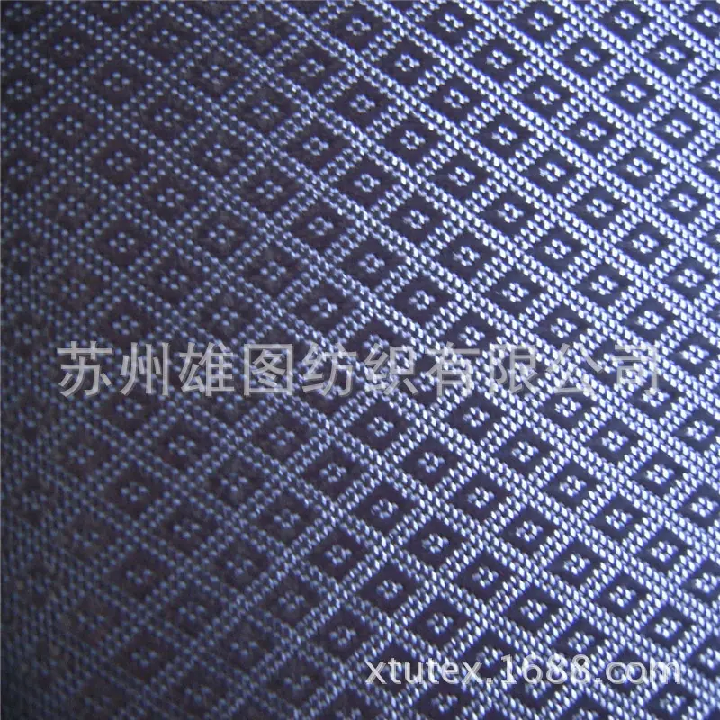提花牛津布菱形格点
