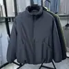 Jaqueta de Algodão Reversível 50% Lã 10% Seda com Gola AltaSimples, elegante, clássica, versátil, leve, quente, unissex