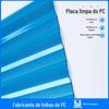 Em estoque varejo PC placa de limpeza dossel carro galpão iluminação isolamento Sunshine board policarbonato PC placa de limpeza