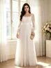 2026 Transfronterizo Europeo y Americano Amazon elegante sin tirantes nuevo blanco vestido de novia vestido de noche