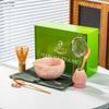 Novo Tigela de Matcha com Bico Conjunto de Ferramentas para Tigela de Matcha de Cerâmica Baibenli Caixa de Presente Japonesa Transfronteiriça Conjunto de Chá Atacado