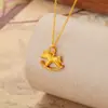Colar Cavalo de Carrossel com Strass para Mulheres, Design Moderno 2026 Novo, Ano do Cavalo do Zodíaco, Design do Ano de Nascimento, Corrente Elegante para Clavícula