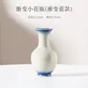 Florero de Cerámica con Gradiente para Montar en Pared Maceta Pequeña Colgante Adorno de Decoración de Pared para Sala de Estar Hogareña Contenedor para Plantas Hidropónicas