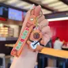 Nueva Serie Capibala Muñeca Llavero Creativo Silicona Capibara Llavero Colgante para Bolso de Pareja Mayoreo