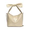 Bolsa Nova Personalizada com Laço Moda Feminina Simples Bolsa de Ombro para Trabalho Estilo Ins Nicho Corrente Bolsa Transversal