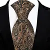 Corbatas para Hombre Transfronterizas, Corbatas Casuales de Alta Gama para Bodas y Regalos, Estampado Jacquard y Bordado, Fabricante de Corbatas Hechas a Medida al por Mayor