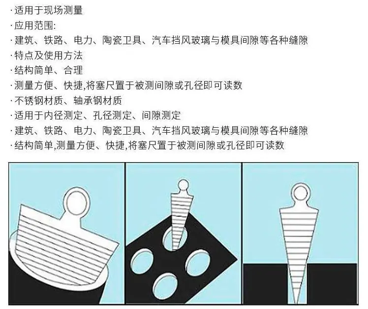 楔形塞尺