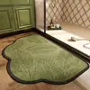 Alfombrilla de Diatomeas para Piso, Alfombrilla de Pie Antideslizante y Resistente a Manchas de Baño de Lujo Ligero, Alfombrilla Absorbente de Agua de Secado Rápido para Entrada de Baño, Fácil de Mantener