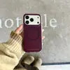 Funda de Teléfono Estilo Coreano Simple Morado Frambuesa Manzana 18Promax Adecuada para 16Pro Magnética Doble 15Promax17Pro