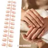 El Arte para Uñas Más Vendido de Amazon: Uñas Cuadradas Cortas de Color Sólido Más Vendidas, Alta Calidad, Alta Saturación, Set de 24 Piezas de Tamaños Variados, Uñas Postizas