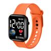 Reloj Electrónico LED Estudiante Moda Tierra Cuadrado Pequeño Correa Impermeable Reloj Juvenil Venta al por Mayor en Stock