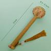 Folha de bambu seda e cetim martelo de saúde martelo de grama moxa pacote de material DIY massagem wuzi martelo de moxabustão bastão de palmas batidas meridiano
