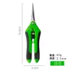 Set de Tijeras de Podar, Tijeras para Recolectar Fruta, Tijeras para Podar Ramas Gruesas, Tijeras de Jardinería, Tijeras Multi-Función para Jardín con Cabezal Recto y Curvo
