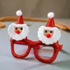 Gafas de decoración navideña traje festivo adulto niños regalo de Navidad suministros para fiestas accesorios para fotos