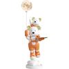 Ornamentos de bandeja de chão de urso de violência entre pais e filhos nórdicos Armário de TV para sala de estar ao lado de decorações de lobby de escritório de sofá