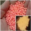 100 Contas Luminosas Equipamento de Pesca Pesca de Barco Acessórios de Pesca em Água Salgada Contas Soltas Stopers para Iscas Contas Redondas Fluorescentes Contas Espaçadoras