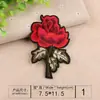 Parches Bordados Serie Floral Nuevos al por Mayor para Decoración y Reparación de Ropa, Parches Bordados por Computadora, Parches Creativos Personalizados