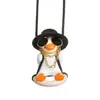 Acessórios para Carro Enfeites Pendurados para Carro Pato de Balanço Moderno Desenho Animado Decoração Fofa para Interior de Carro Decorações Penduradas Comércio Exterior Atacado
