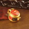 Nova Peça de Alça Colorida Pintada de Grande Tamanho com Animais Auspiciosos dos Doze Signos do Zodíaco Peça de Alça Ornamento Giratório de Bule de Mahjong Treze Órfãos