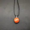 Pendente de pedra ametista em pó natural amorfa não nas regras Colar de corda de couro DIY de cristal joia pendente